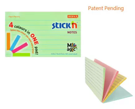 Блок самоклеящийся (стикеры) STICK`N, 100 листов, пастельный (21578)