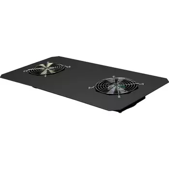 Блок вентиляторов TLK для настенных шкафов серии TWC, 2 вентилятора, без шнура питания, черный TLK-FAN2-BK