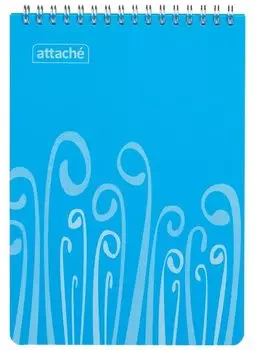 Блокнот Attache Fantasy, A5, клетка, 80 листов, голубой (309368)