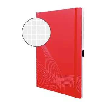 Блокнот AVERY ZWECKFORM NOTIZIO, A4, клетка, 80 листов, красный (1367073) (1шт.)