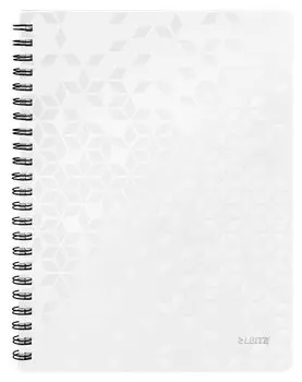 Блокнот LEITZ WOW, A4, клетка, 80 листов, белый (46380001)