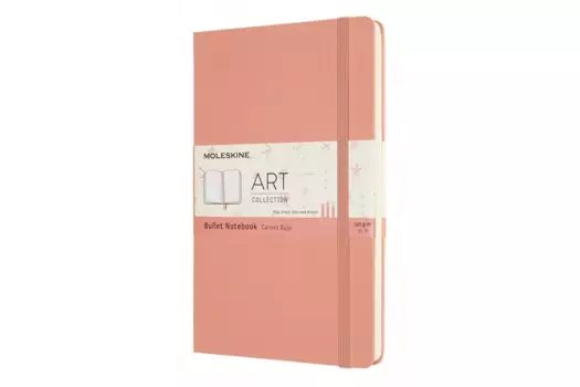 Блокнот Moleskine Art, A5, пунктир, 80 листов, розовый (ARTBULNT3D20)