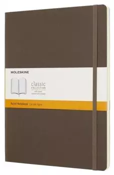 Блокнот Moleskine CLASSIC SOFT, 130х210мм, без линовки, 96 листов, коричневый (QP618P14)