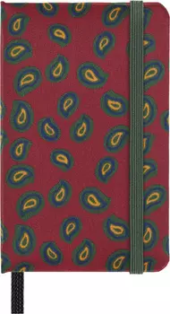 Блокнот Moleskine LIMITED EDITION PRESCIOUS & ETHICAL SILK, 65x105мм, без линовки, 160 листов, бордовый (LEPSILKMP012BDX) (1 шт.)
