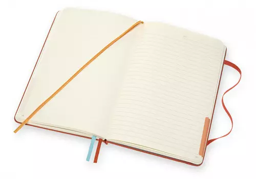 Блокнот Moleskine VOYAGEUR VN002F6, 115x180мм, линейка/нелинованный, 208 листов, оранжевый (1139426) (1шт.)