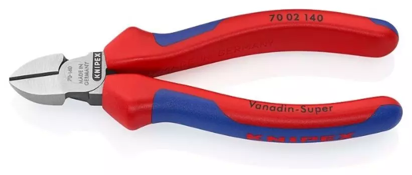 Бокорезы 140мм, CrV, рукоятки двухкомпонентные, KNIPEX KN-7002140 (KN-7002140)