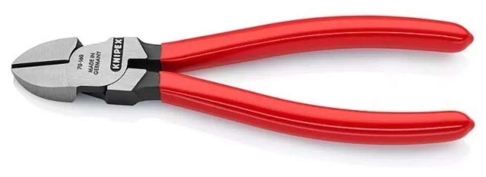 Бокорезы 160мм, CrV, рукоятки обливные, диэлектрические, KNIPEX KN-7001160 (KN-7001160)