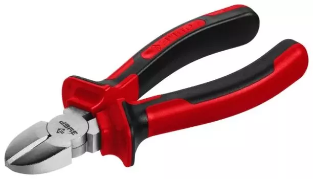 Бокорезы 160мм, углеродистая сталь, рукоятки двухкомпонентные, покрытие хромоникелевое, ЗУБР Мастер Мастер (22024-5-16_z01)