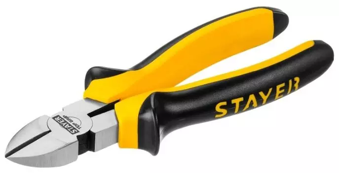 Бокорезы 180 мм, кованая сталь, рукоятки двухкомпонентные, покрытие полированные, STAYER Top Grip (2205-5-18)