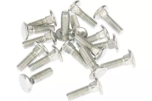 Болт мебельный KRANZ KR-01-3511-008, М6, 25 мм, 603 DIN, оцинкованная сталь, 50 шт. (KR-01-3511-008)