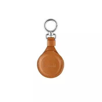 Брелок для метки AirTag Moshi Key Ring, с кольцом для ключей, коричневый (99MO095754)