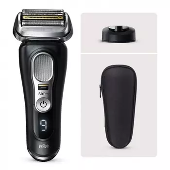Бритва Braun Series 9 Pro 9410s, зарядая станция, серый/черный