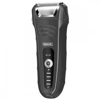 Бритва Wahl Aqua Shave, Встроенный триммер для подравнивания висков, бороды, усов, Серый (7061-916)