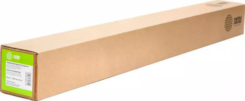 Бумага рулон 42"(1067мм) x 45 м, 90 г/м, Cactus (CS-LFP90-1067457)