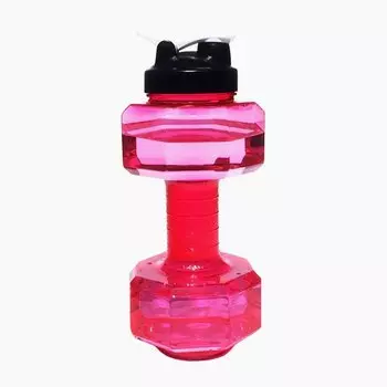 Бутылка для воды [гантеля] BL-009, 2600 ml, красный (117222)