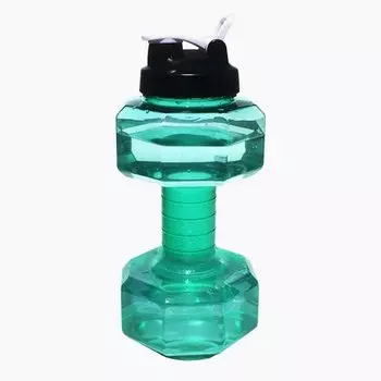 Бутылка для воды [гантеля] BL-009, 2600 ml, зеленый (117223)