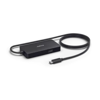 Центральный блок Jabra PanaCast USB Hub USB-C, совместимость: Jabra для соединения PanaCast и Speak, черный (14207-58)