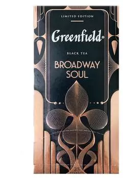 Чай в пакетиках черный Greenfield Broadway Soul, 25шт.x1.5г, ваниль/эстрагон (1704-10)