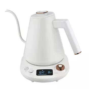 Чайник электрический Centek CT-1005 1л. 1.1 кВт, нержавеющая сталь, белый