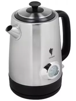 Чайник электрический LEONORD LE-1516 1.7л. 2.2 кВт, пластик/металл, черный/серебристый (107162)