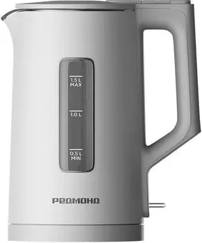Чайник электрический REDMOND KG255 1.5л. 1.5 кВт, стекло/пластик, белый ( KG255)