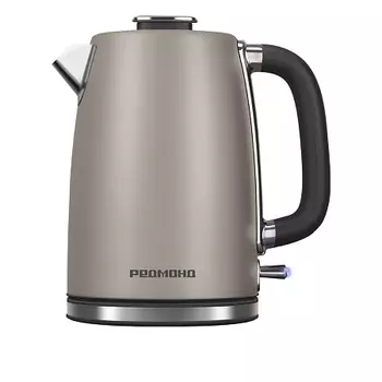 Чайник электрический REDMOND KM240 1.7л. 2.2 кВт, нержавеющая сталь/пластик, бежевый ( KM240)