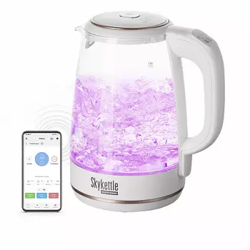 Чайник электрический REDMOND SkyKettle G203S 1.7л. 2.2 кВт, стекло/пластик, белый