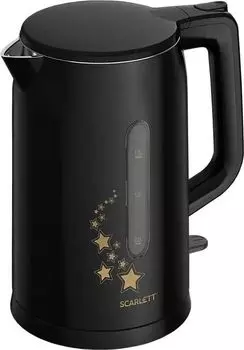 Чайник электрический Scarlett SC-EK21S45 1.5л. 2.2 кВт, металл/пластик, черный ( SC-EK21S45)