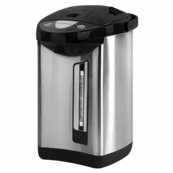 Чайник электрический SONNEN TP-50 5л. 900 Вт, пластик/нержавеющая сталь, черный/серебристый (456711)