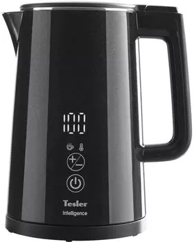Чайник электрический TESLER KT-1520 1.5л. 2.2 кВт, пластик, черный (KT-1520 BLACK)