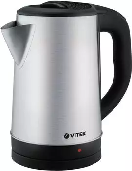 Чайник электрический VITEK VT-1150 1.8л. 1.7 кВт, нержавеющая сталь/пластик, серебристый/черный (VT-1150)
