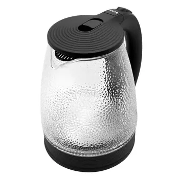 Чайник электрический VITEK VT-7003 1.7л. 2.2 кВт, стекло/пластик, прозрачный/черный (VT-7003)