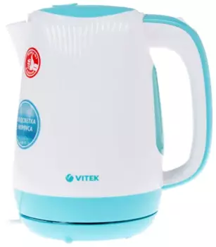 Чайник электрический VITEK VT-7059 1.7л. 2.15 кВт, металл/пластик, белый (VT-7059)
