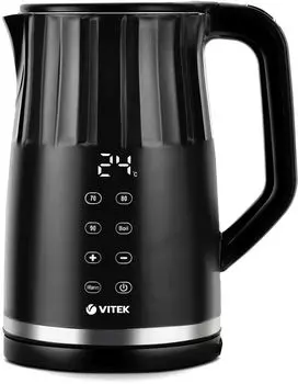 Чайник электрический VITEK VT-8829 1.7л. 2.2 кВт, металл/пластик, черный ( VT-8829)