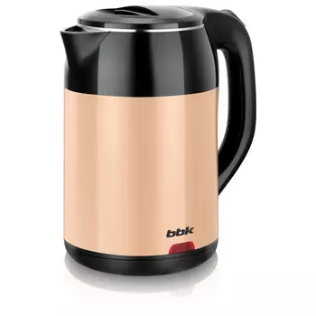 Чайник электрический BBK EK1709P 1.7л. 2 кВт, нержавеющая сталь/пластик, бежевый/черный (EK1709P (B/BG))