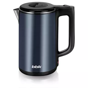 Чайник BBK EK1812 1.7л. 2.2 кВт, нержавеющая сталь/пластик, синий
