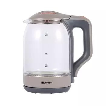 Чайник Blackton Bt KT1727G 1.8л. 1500Вт, стекло, бежевый/серый