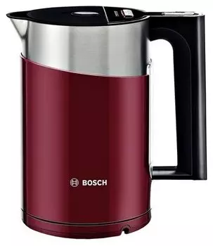Чайник электрический Bosch DesignLine TWK5P475 1.7л. 2.4 кВт, металл/пластик, серый (TWK5P475)