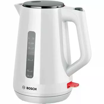 Чайник электрический Bosch TWK1M121 1.7л. 2.4 кВт, пластик, белый (TWK1M121)