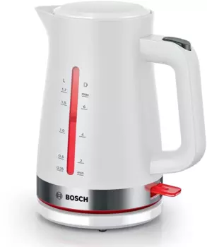 Чайник электрический Bosch TWK4M221 1.7л. 2.2 кВт, пластик, белый (TWK4M221)
