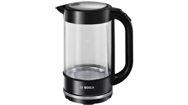 Чайник электрический Bosch TWK70B03 1.7л. 2.4 кВт, стекло, черный (TWK70B03)