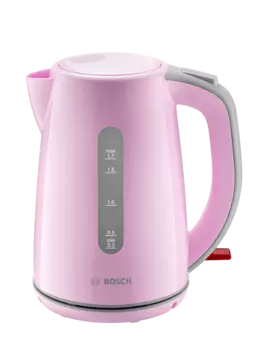 Чайник Bosch TWK7500K 1.7л. 2200Вт, закрытая спираль, пластик, розовый