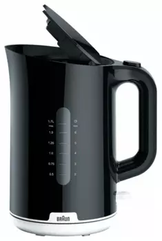 Чайник электрический Braun WK1100BK 1.7л. 2.2 кВт, пластик, черный (0X21010045)
