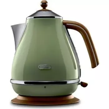Чайник Delonghi Icona Capitals KBOV2001.GR 1.7л. 2 кВт, нержавеющая сталь/пластик, зеленый ( KBOV2001.GR )