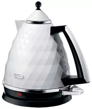 Чайник Delonghi KBJ2001.W 1.7л. 2 кВт, пластик, белый ( KBJ2001.W)
