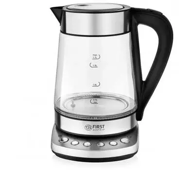 Чайник FIRST AUSTRIA FA-5405-9 1,7 2200Вт, Дисковый нагреватель, термостойкое стекло , прозрачный ( FA-5405-9 )