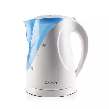 Чайник GALAXY GL 0202 1.7л. 2200Вт, пластик, белый (GL 0202)
