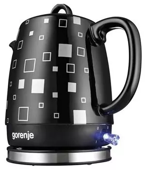 Чайник Gorenje K10BKC 1л. 1630Вт, закрытая спираль, керамика, черный (K10BKC )