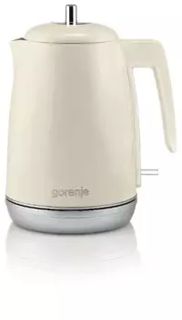 Чайник Gorenje K15RL 1.7л. 2200Вт, закрытая спираль, металл/пластик, бежевый (K15RL)