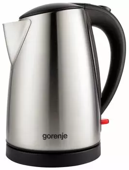 Чайник GORENJE K17FE 1.7л. 1850Вт, закрытая спираль, сталь, серебристый (549234)